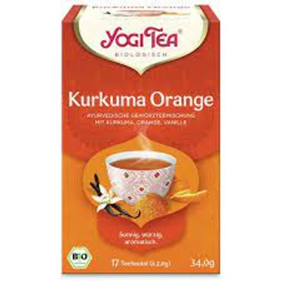 Kurkuma-narancs tea BIO 17x2g YogiTea